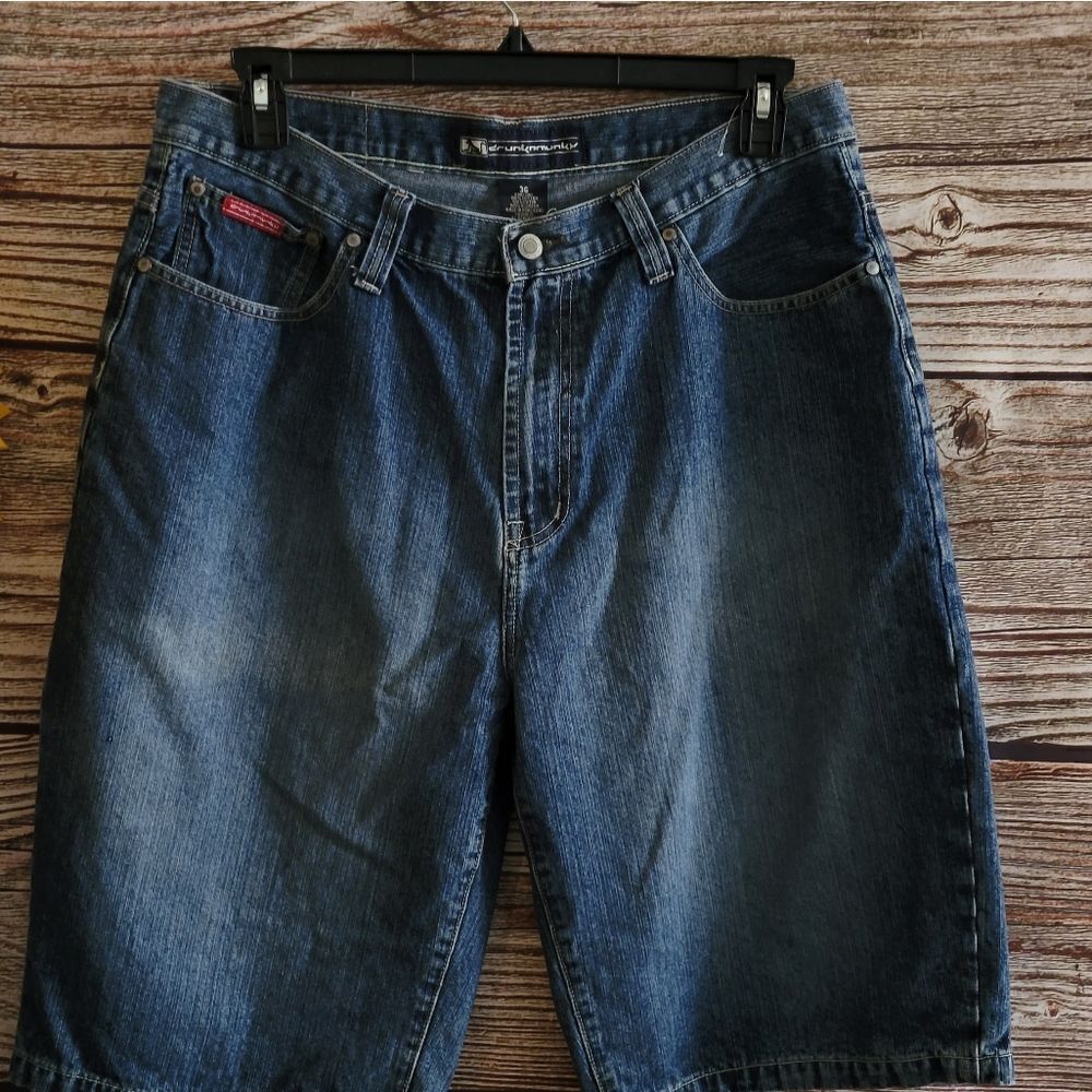 Drunkmunky jean shorts men's 36" Pre-owned